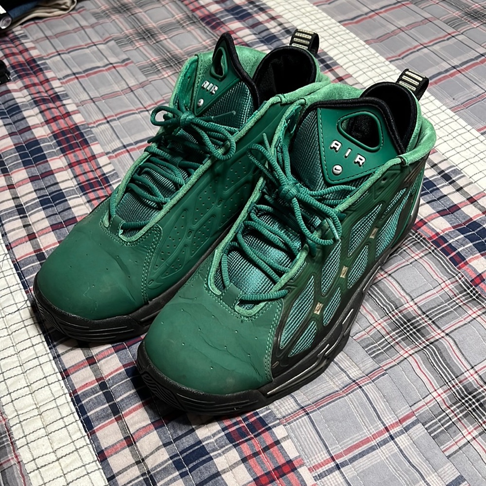 Retro Nike Men’s Pine Green/Metallic Silver-Black Air Max Pillar Sz 10.5